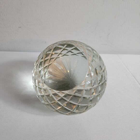 Honeycomb Prism Cut Crystal Glass Gazing Sun Catcher Paperweight Weighted - Picture 6 of 9